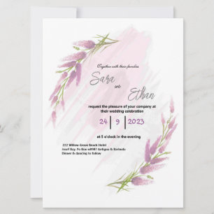 Lavander, fleur sauvage aquarelle