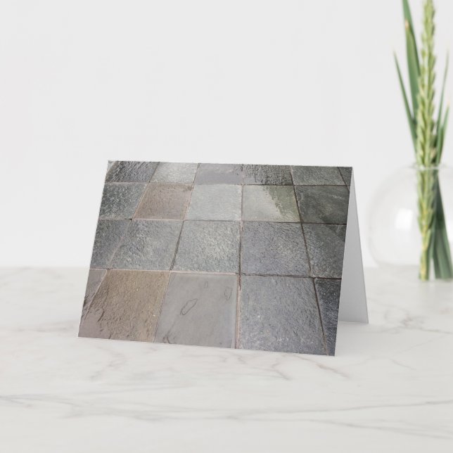 Lavé à la pluie, carte (Devant)