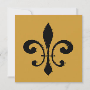 Lave-linge noir Fleur De Lis