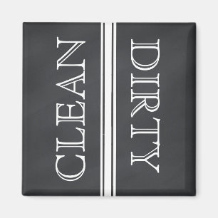 Lave-vaisselle de style tableau noir Magnet Nettoy