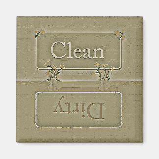 Lave-vaisselle en pierre sale Magnet