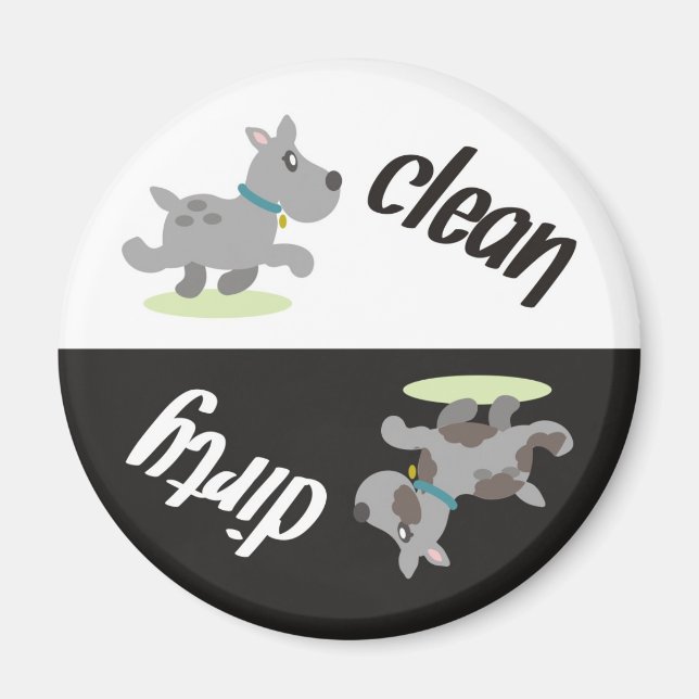 Lave-vaisselle Magnet : Chien principal (Devant)