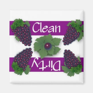 Lave-vaisselle Magnet de raisins propres ou sales