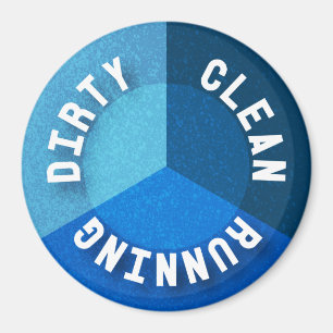 Lave-vaisselle réversible Magnet Nettoyer la salis