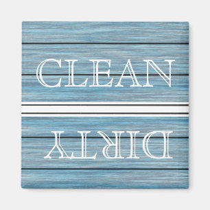 Lave-vaisselle Style bois Magnet Propre et sale