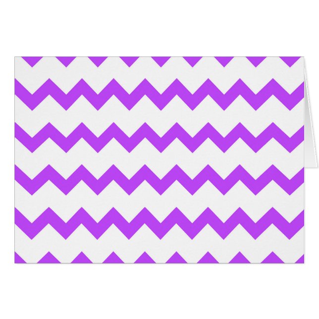 Lavendar Chevron Abstrait Wavy Lines (Devant horizontal)