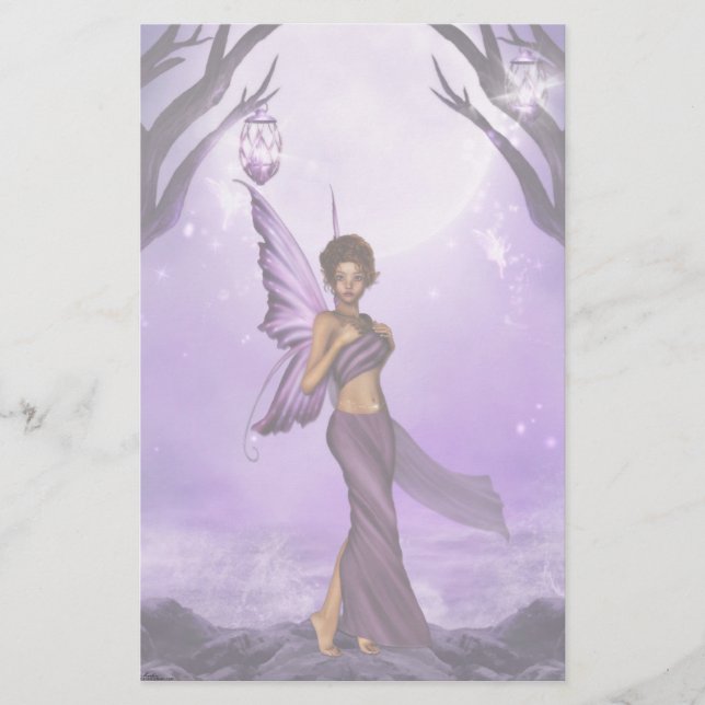 Lavendar rêve la papeterie féerique (Devant)