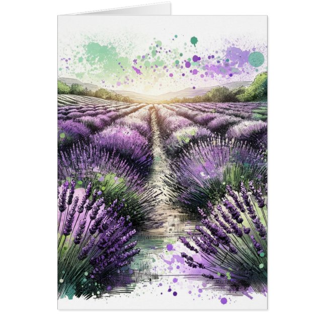 Lavender Bloom Serenity  (Devant)