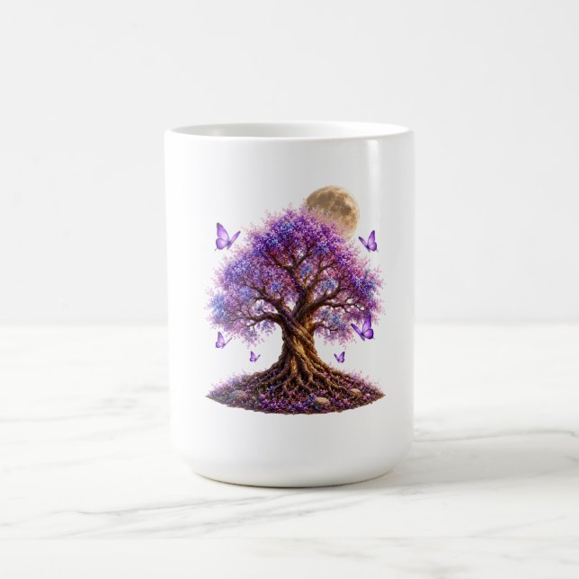 Lavender Blossom Moon Tree Mug (Centre)