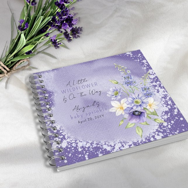 Lavender Boho Un Petit Fleur sauvage Baby Livre d' (Créateur téléchargé)
