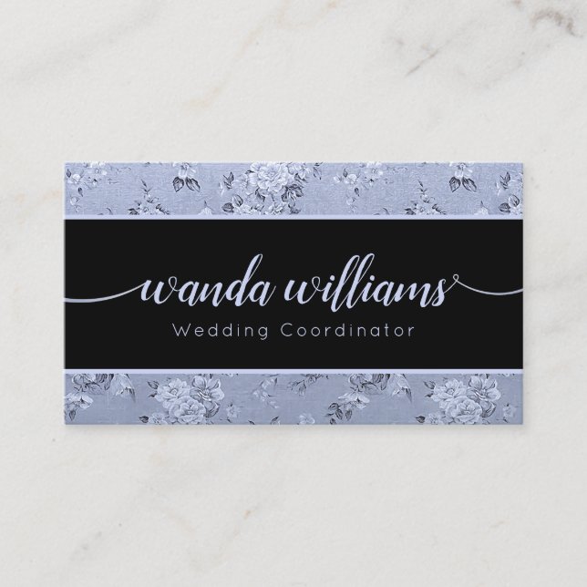 Lavender Calligraphie manuscrite | CARTE DE VISITE (Devant)