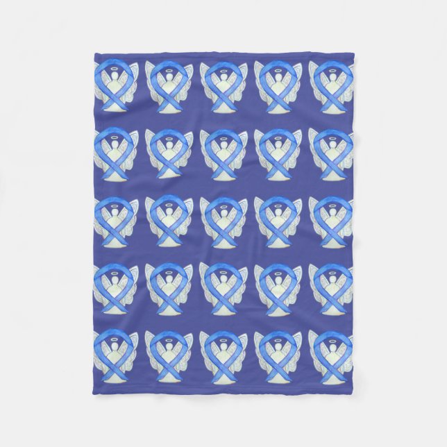 Lavender Cancer Sensibilisation Ruban Couvertures  (Devant)