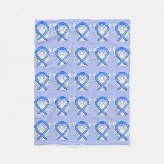 Lavender Cancer Sensibilisation Ruban Couvertures  (Devant)
