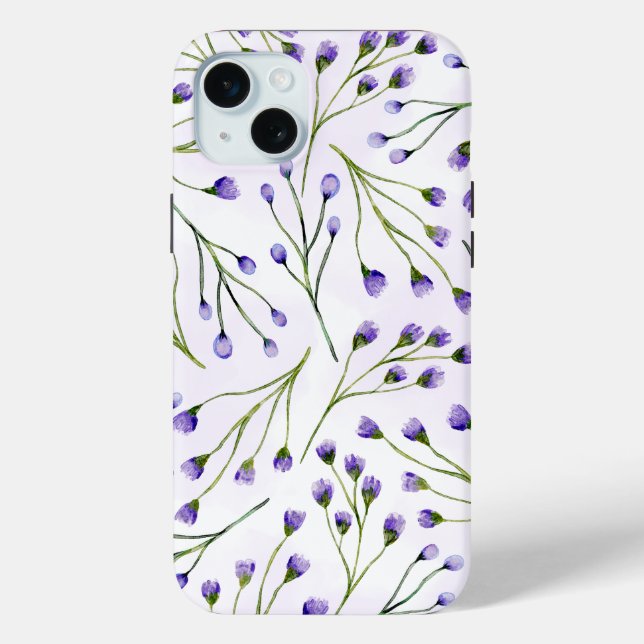 Lavender Floral iPhone / coque ipad (Verso)