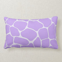 Lavender Giraffe Imprimer les Coussins américains 