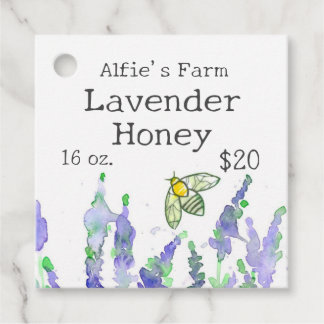 Lavender Honey Canning Jar Étiquette apiculteur