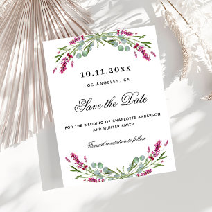 Lavender rose florales budget mariage enregistrer