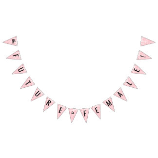 L'avenir est bannière femelle d'étamine