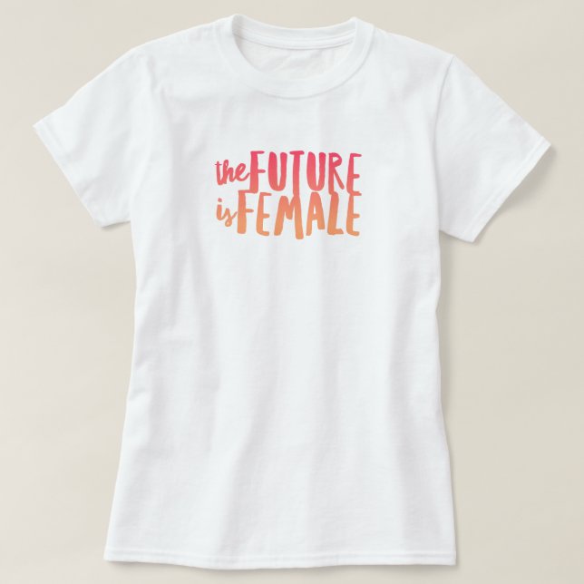 L'avenir est le T-shirt féminin (Design devant)