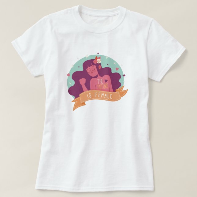 L'avenir est le T-shirt féminin (Design devant)