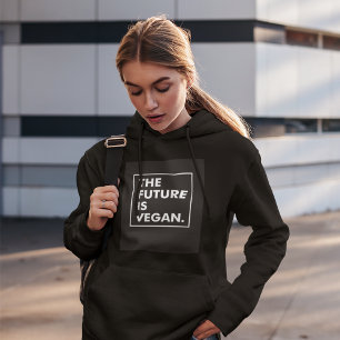L'avenir est Sweat - shirt à capuche végétalien