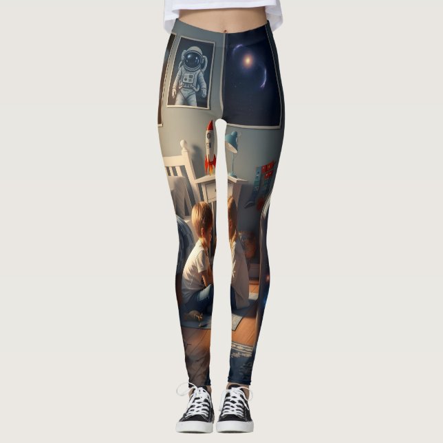 L'avenir nous appartient ! Leggings pour filles |  (Devant)