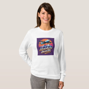 L'aventure attend les T-shirts voyage