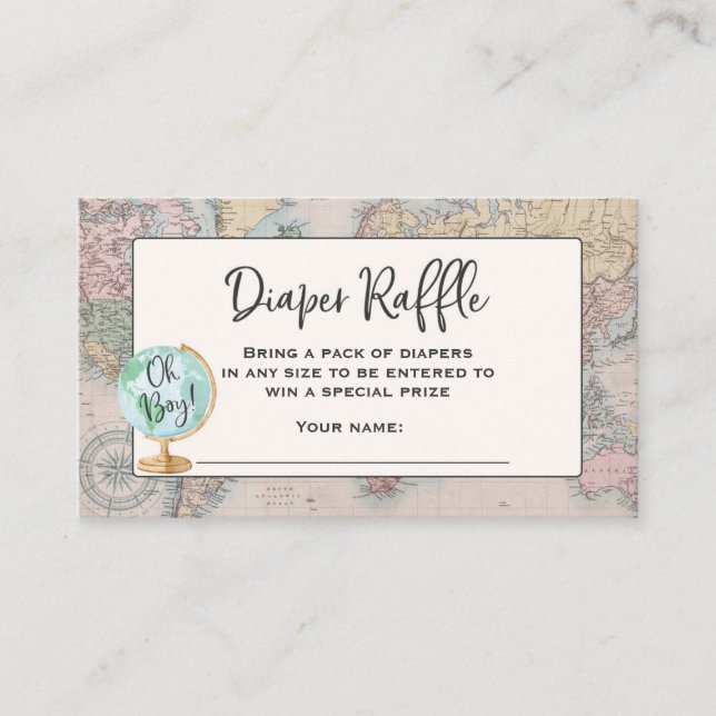 L'aventure commence le calmar Déchet billet Carte  (Devant)