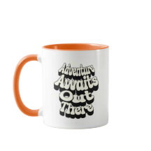 L'aventure vous attend – Mug citation de voyage