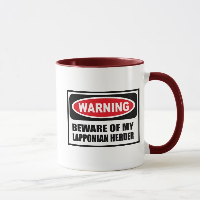 L'avertissement PRENNENT GARDE de MA tasse de (Droite)