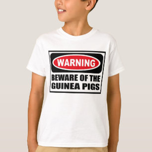 L'avertissement PRENNENT GARDE du T-shirt de