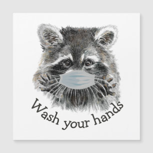 Lavez-Vous Les Mains Covid Pandemic Cute Raccoon C