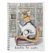L'aviation pour le Carnet en spirale des chats