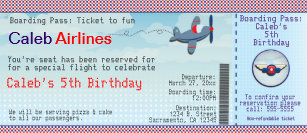 Invitations Faire Part Billet Avion Zazzle Fr