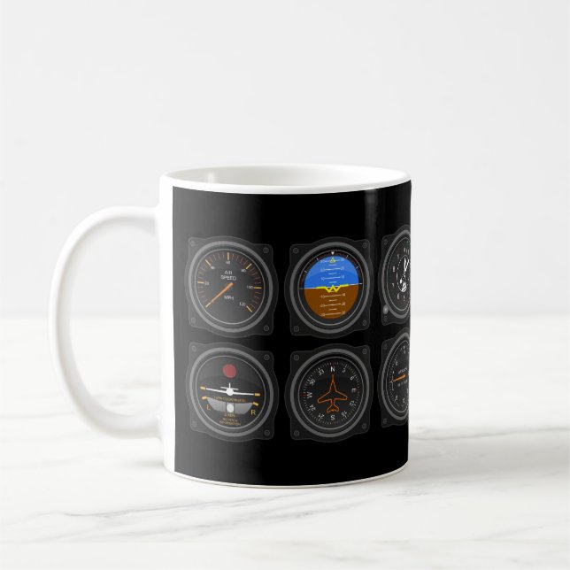 L'Avion Gages Café Mug (Gauche)