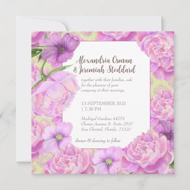 Lavish Faire-part de mariage (Devant)