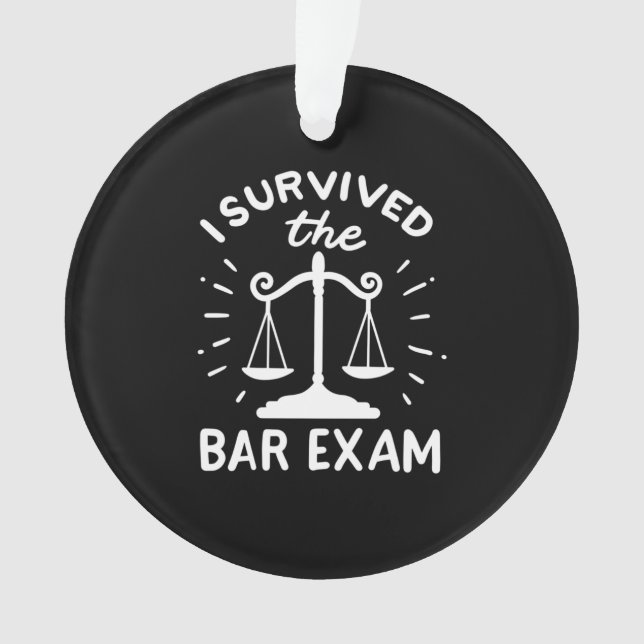 L'Avocat A Survécu À L'Examen Bar (devant)