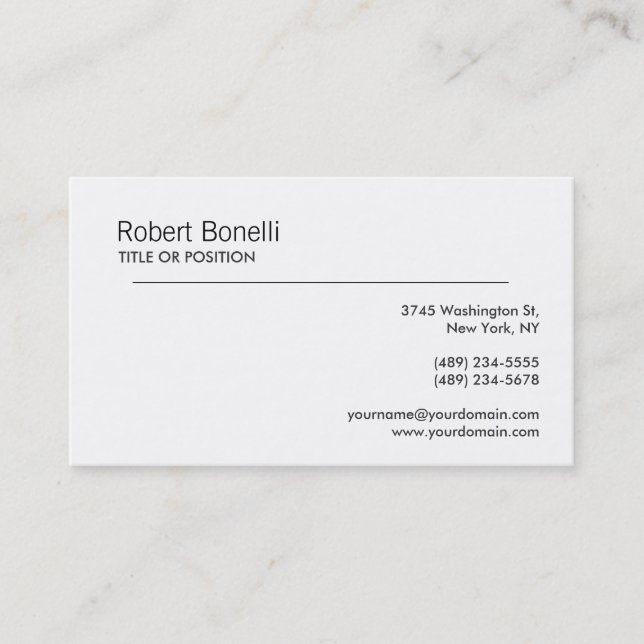 Law Automotive Bakery Music DJ Etc Carte de visite (Devant)