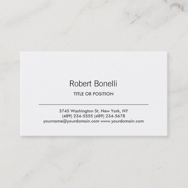 Law Automotive Bakery Music DJ Etc Carte de visite (Devant)