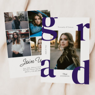 Law Modern Class of 2024 Graduation Invitation