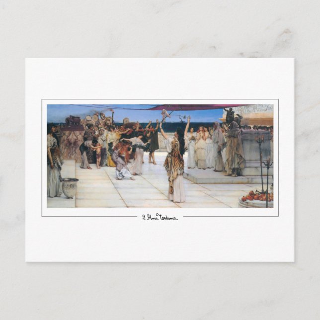 Lawrence Alma-Tadema #137 - Carte postale d'art fi (Devant)