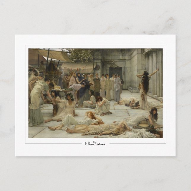 Lawrence Alma-Tadema #170 - Carte postale d'art fi (Devant)