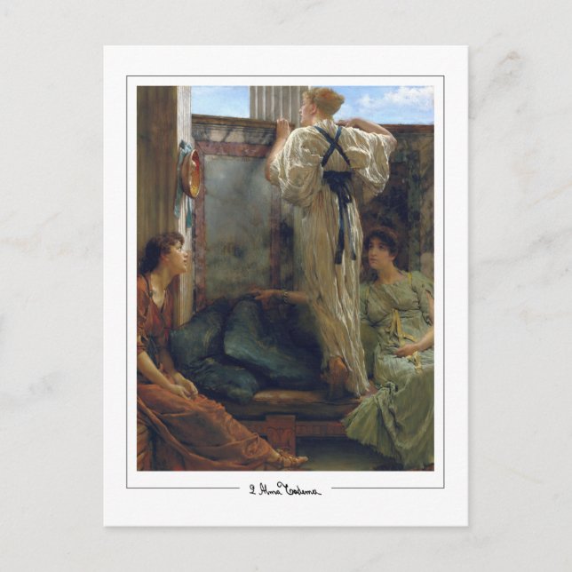 Lawrence Alma-Tadema #1 - Carte postale d'art fin (Devant)