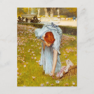 Lawrence Alma Tadema Spring in the Garden Carte po