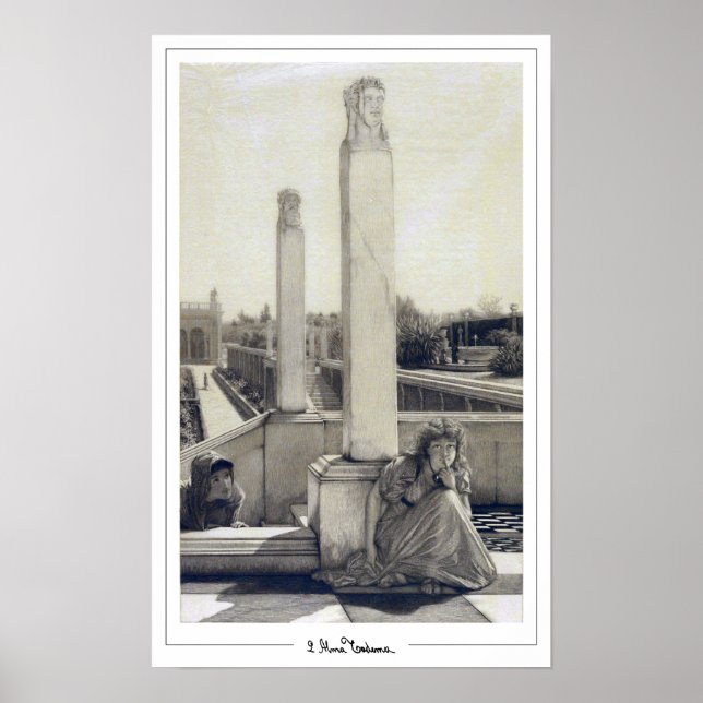Lawrence Alma-Tadema Zedign Affiche d'art #317 (Devant)
