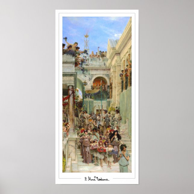 Lawrence Alma-Tadema Zedign Poster d'art #15 (Devant)