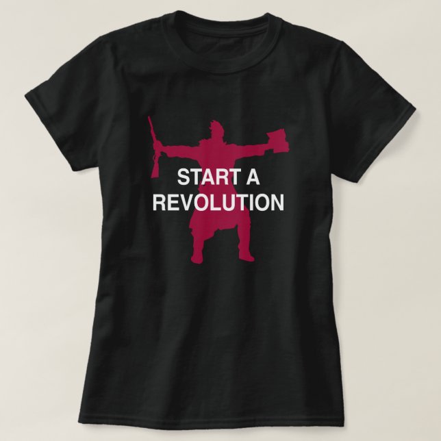 Lawrence Times femme Start a Revolution T-shirt v2 (Design devant)