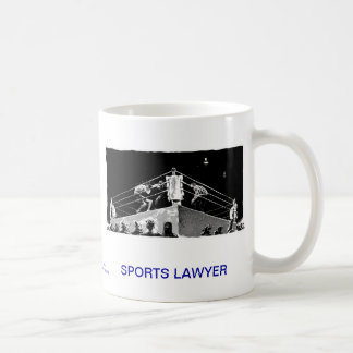 Lawyer™ mort folâtre la tasse de café d'avocat