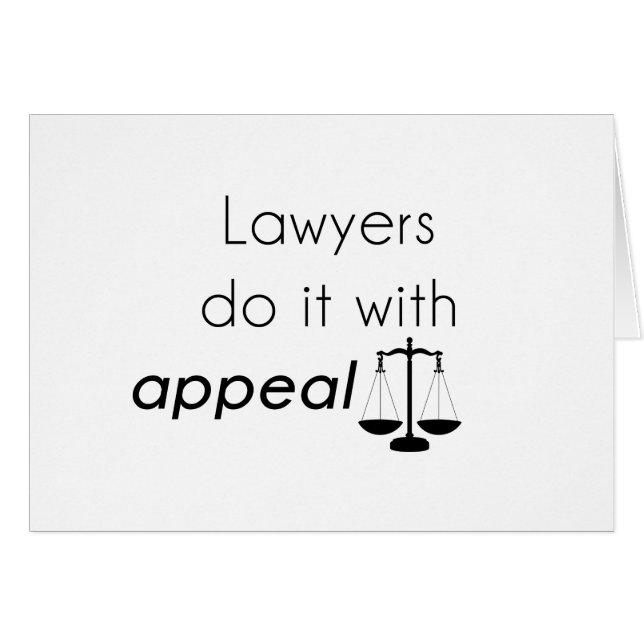 Lawyers do it with (Devant horizontal)