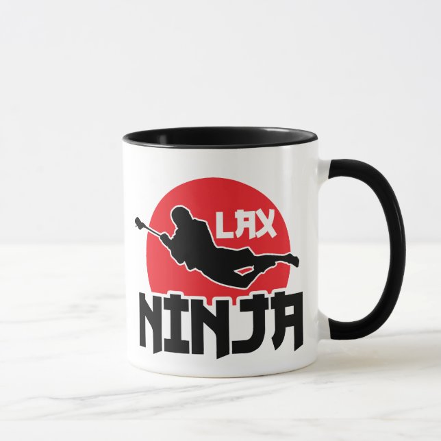 LAX Ninja Lacrosse Mug (Droite)